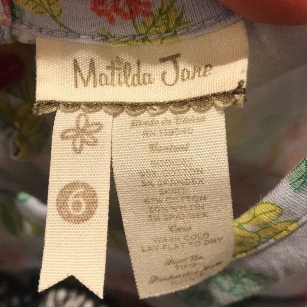Matilda Jane 6 Bake Sale Gingham & Floral Tunic Tank Top